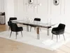Vente-unique - Esstisch ausziehbar - Glas & Metall - 8-10 Personen - LUBANA Bild 3