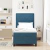 vidaXL LED Boxspringbett mit Matratze Dunkelblau 90 x 200 cm Samt 3343224 Bild 4
