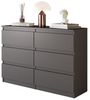 Furnica Kommode 6 Schubladen, Sideboard, Schubladenschrank Breite 100cm Höhe 71cm Bild 4