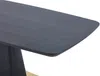 Vente-unique - DYLORA Esstisch Holz, Platte Schwarz - B 100 cm x H 75,5 cm x L 200 cm Bild 4