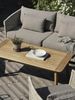 Gartencouchtisch Lilja aus Teakholz, modern und massiv, natur, rechteckig, 140 cm Bild 4