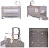 Cangaroo Reisebett Once upon a time, 2 Ebenen, Seiteneingang, Matratze, Mobile grau Bild 5