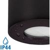 SSC-LUXon LED Außen-Deckenleuchte CELI-1 Aufputz Spot fuer Bad & Aussen IP44 schwarz mit LED Modul 4W, Neutralweiß Bild 3