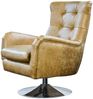 KAWOLA Sessel Relexa Leder olivgrün B/H/T: 69x77x95cm Bild 3