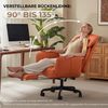 Dowinx Drehstuhl Bürostuhl mit Schwenkbaren Armlehnen (Packung), Schreibtischstuhl mit Taschenfederkern-Sitz und Fußstütze Bild 4