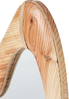 Wandspiegel NEURE 90 cm 77 cm Tannenholz Naturfarben Bild 5