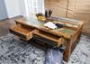 Couchtisch Altholz 140x80x55 mehrfarbig lackiert NATURE OF SPIRIT #108 Bild 4