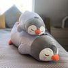 UNUS HOME Seitenschläferkissen Pinguin Kissen, 1-tlg, 50 cm Hellblau, Lagerungskissen Stillkissen Kissen für Kinder Dekoration extrem weich Bild 3