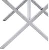 Duhome Sitzhocker Kunstleder, Polsterhocker Fußhocker Gepolstert Moderner Hocker mit Metallgestell für Schminktisch Flur Wohnzimmer Schlafzimmer, Model WY-9196A1 (Weiss) Bild 3