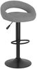 vidaXL Barhocker 2 Stk. Hellgrau Samt [333269] Bild 3