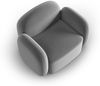 Micadoni Sessel Blair Samtstoff Hellgrau Bild 4