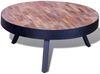 Couchtisch Rund, Altholz Teak/ Eisen, 31 x Ø 76 cm Bild 2
