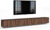 AX LIVING Barvo 3x100 TV Kommode Lowboard Dunkelbraun Nussbaum Warmia H Bild 4