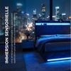 Gdood Polsterbett Stauraumbett Doppelbett LED (1 tlg, Inkl. Bettkasten), Mit LED-Beleuchtung, Ladefunktion, Leinen, 140x200 cm Bild 2