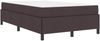 vidaXL Boxspringbett Dunkelbraun 120 x 200 cm Stoff 3398853 Bild 4