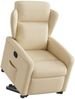 vidaXL Relaxsessel mit Aufstehhilfe Creme Stoff 3303142 Bild 3
