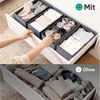 Sekey Aufbewahrungsbox Aufbewahrungsbox Set aus Vliesstoff – faltbarer, 8 St Schubladen Organizer für Schrank und Kleiderschrank 19×40×11 cm Bild 3