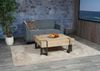 2er Sofa Couch Lyon Loungesofa Stoff/Textil ~ grau Bild 2