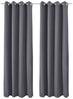 Beautissu Vorhang 2er Set Thermovorhang Gardine Anthrazit Amelie TO, 140x245cm, Ösenvorhang isolierend Kälte- & Hitzeschutz Vorhang Wohnzimmer Bild 2