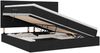 vidaXL Bett mit Stauraum und LED Schwarz 200 x 200 cm Polyester 3372377 Bild 2