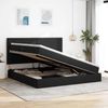 vidaXL Bett mit Stauraum und LED Schwarz 200 x 200 cm Polyester 3372377 Bild 4