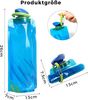 FELIXLEO Trinkflasche Faltbare Trinkflasche 3 Stueck 700ml Wasserflasche mit Buerste Bild 2