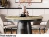 MEBLINI Esstisch Rund Ausziehbar aus Metall - 100-176x77cm - LAMORE - Artisan Eiche/Schwarz Matt - Loft - Esszimmertisch Modern - Küchentisch - Ausziehtisch - Round Dining Table - Esszimmertische Bild 5