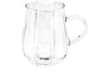 4er Riffle Gläser-Set 350 ml - Tee- Kaffeegläser mit Henkel aus Borosilikatglas Bild 2