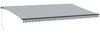 vidaXL Markise Manuell mit LEDs Anthrazit & Weiß 600x300 cm 3310244 Bild 2