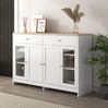 Sideboard 120x37x80 cm - Kompakter Buffetschrank im Landhausstil Bild 5