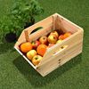 Obstkiste mit Griffen Apfelkisten Holzkisten Weinkisten Holz Kartoffelkiste Bild 4