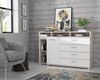 Forte BEACH Sideboard Sandeiche weiß 153 cm Bild 2