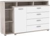 Forte BEACH Sideboard Sandeiche weiß 153 cm Bild 4