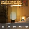 ZMH LED Nachttischlampe Akku Kabellos Aufladbar USB Weiß IP44 Wasserdicht Glas 3000K-6500K Dimmbar Touch Für Schlafzimmer Küche Bild 3