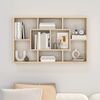vidaXL Wandregal Sonoma-Eiche 85x16x52,5 cm Holzwerkstoff 801421 Bild 3