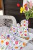 Ambiente® Geschirrtuch Flowers in spring, (2-tlg, 2-teilig), Geschirrtücher ca. 50x70cm Baumwolle Bild 3
