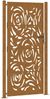 vidaXL Gartentor 100x200 cm Verwitterungsstahl Flammendesign 4100998 Bild 2