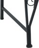 vidaXL Baumbank 4-Sitzanzahl 160 x 80 x 89 cm Stahl Schwarz 42029500 Bild 3