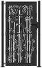 vidaXL Gartentor Schwarz 110 x 180 cm Pulverbeschichteter Stahl 42015897 Bild 2