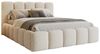 Deine Möbel 24 Polsterbett VIVIAN Bett Komplettbett Bouclé mit Bettkasten und Lattenrost (Set, 3-tlg, Bubble Bett in Beige / Creme / Grau / Hellgrau / Dunkelgrau / Weiß), 140x200 160x200 180x200 200x200 cm Bild 4