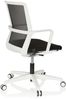 hjh OFFICE Profi Bürostuhl MOVE-TEC NET 3D Stoff/Netzstoff Weiß/Schwarz Bild 5