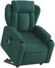 vidaXL Massagesessel mit Aufstehhilfe Dunkelgrün Stoff 3204500 Bild 3