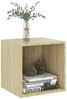 vidaXL Wandschränke 2 Stk. Sonoma-Eiche 37x37x37 cm Holzwerkstoff 805454 Bild 3