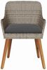 vidaXL Gartenstuhl 2 pcs Schwarz 62,5 x 55 x 82 cm Poly-Rattan 42006213 Bild 5