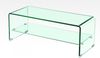 TV-Regal >7/129< in Klarglas, Glas - 110x38x60cm (BxHxT) Bild 2
