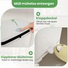 COSTWAY Mülleimer, 3 Fächer, 36L Abfalleimer Küche auf Rollen, mit Aufkleber Bild 4