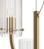 Maytoni Pendelleuchte Arco Classic 3-flammig messingfarben Bild 3
