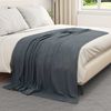 vidaXL Überwurfdecke Dunkelgrau 200 x 150 cm Fleece 42017014 Bild 3