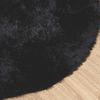 vidaXL Teppich Shaggy Hochflor NAVARRA Schwarz 100x100 cm Polyester 4102894 Bild 4