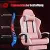 HOMALL Gaming-Stuhl Massage Gaming Stuhl mit Fußstütze 90-135° Rückenlehne einstellbar (Bürostuhl Ergonomisch,Verstellbarem Lenden- & Kopfkissen,mit Fußstütze) Bild 2